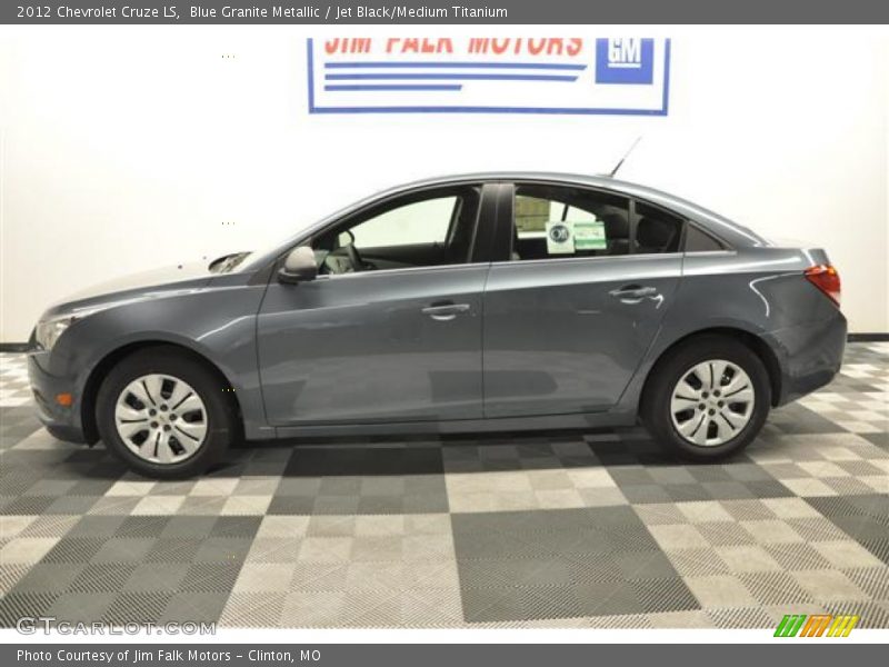 Blue Granite Metallic / Jet Black/Medium Titanium 2012 Chevrolet Cruze LS