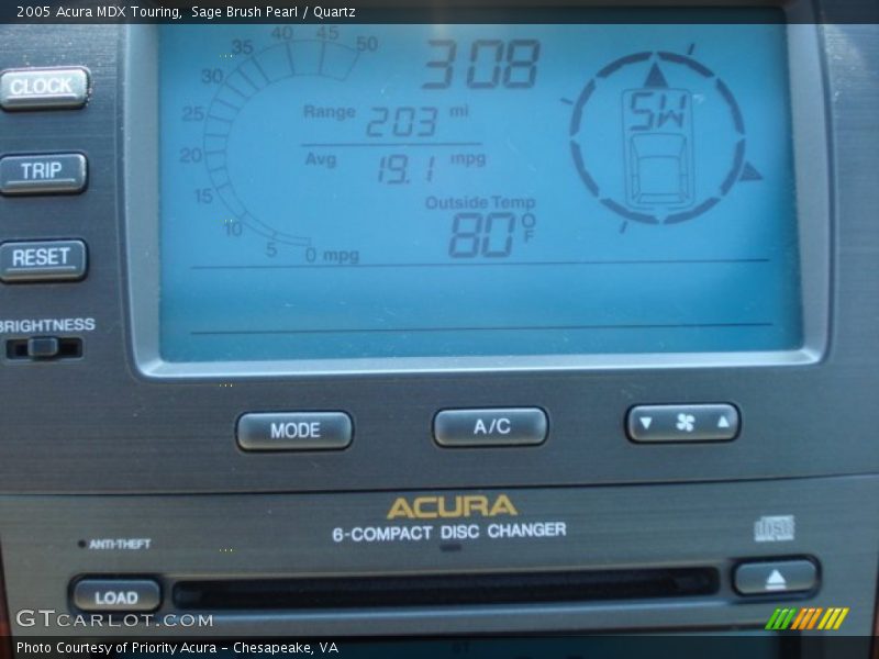 Sage Brush Pearl / Quartz 2005 Acura MDX Touring