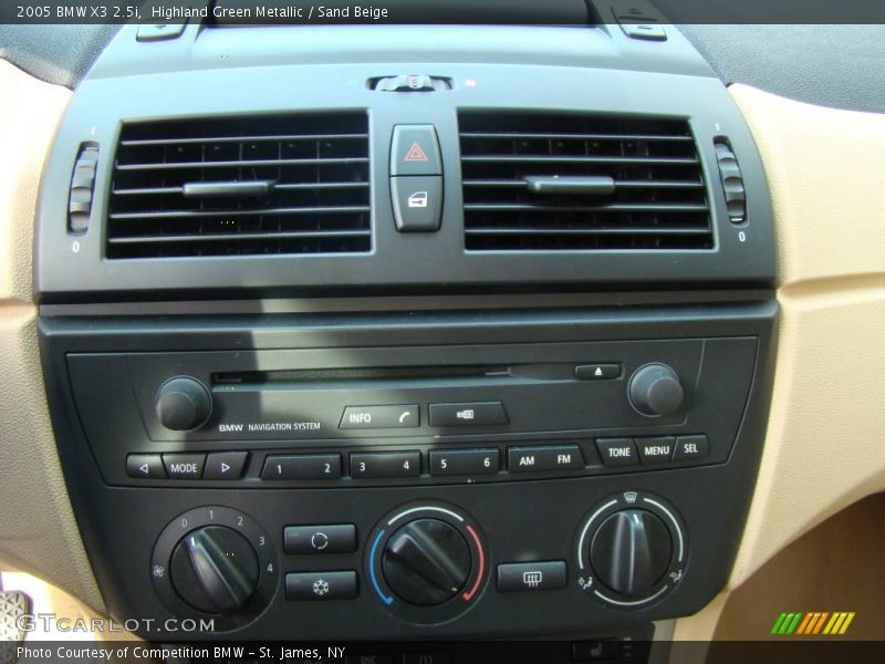 Highland Green Metallic / Sand Beige 2005 BMW X3 2.5i
