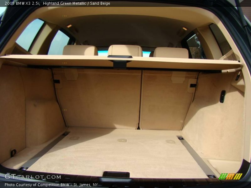 Highland Green Metallic / Sand Beige 2005 BMW X3 2.5i