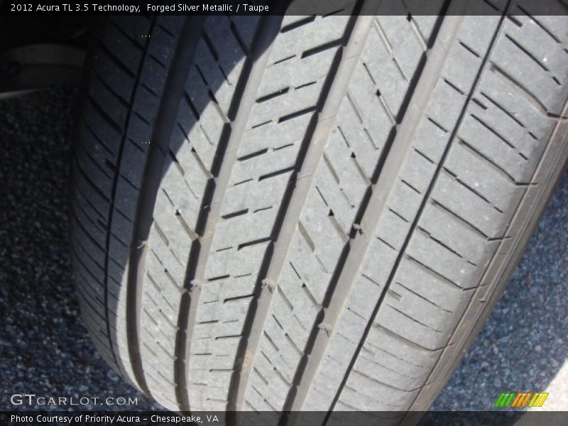 Forged Silver Metallic / Taupe 2012 Acura TL 3.5 Technology