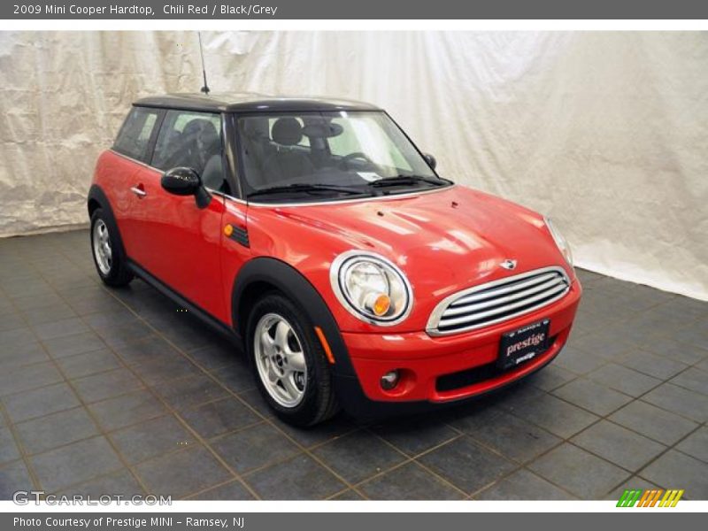 Chili Red / Black/Grey 2009 Mini Cooper Hardtop