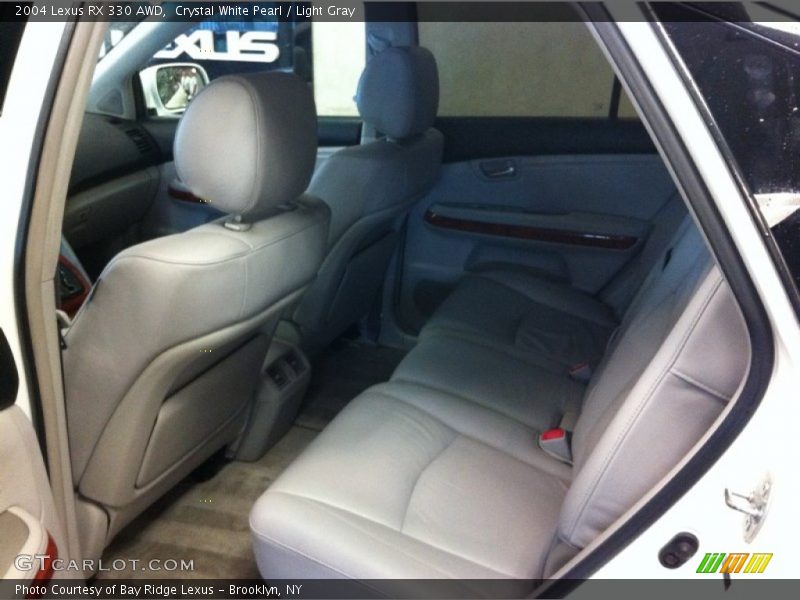 Crystal White Pearl / Light Gray 2004 Lexus RX 330 AWD