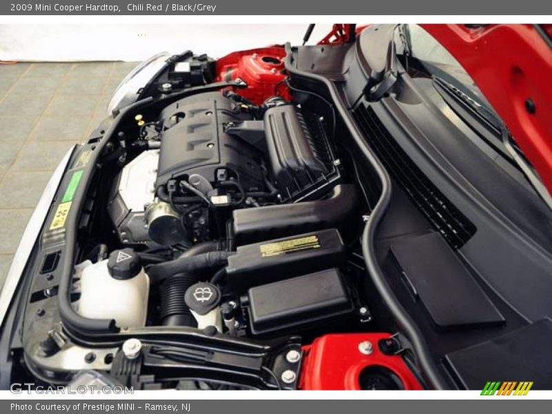 Chili Red / Black/Grey 2009 Mini Cooper Hardtop