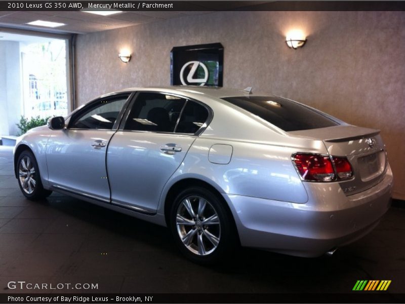 Mercury Metallic / Parchment 2010 Lexus GS 350 AWD
