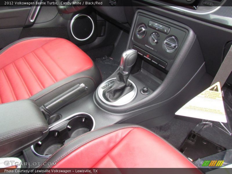 Candy White / Black/Red 2012 Volkswagen Beetle Turbo