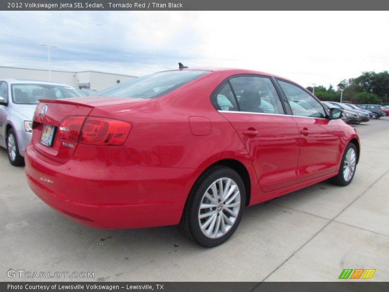 Tornado Red / Titan Black 2012 Volkswagen Jetta SEL Sedan