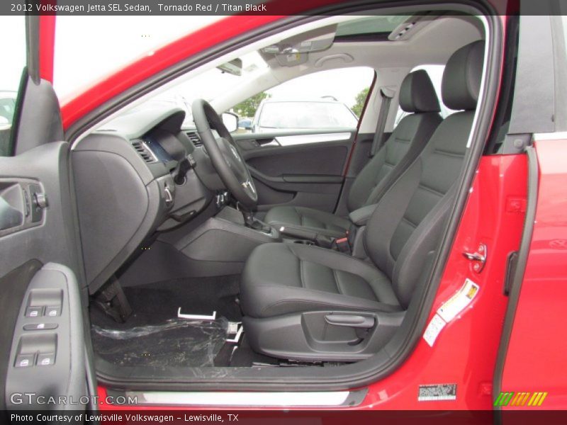 Tornado Red / Titan Black 2012 Volkswagen Jetta SEL Sedan