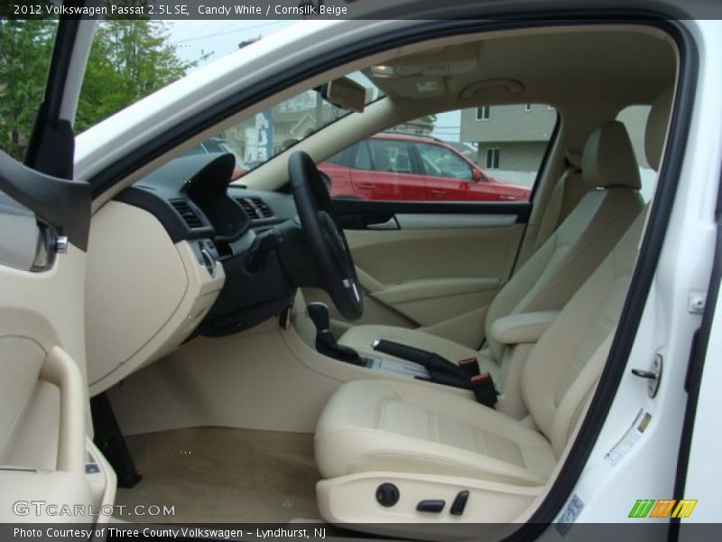 Candy White / Cornsilk Beige 2012 Volkswagen Passat 2.5L SE