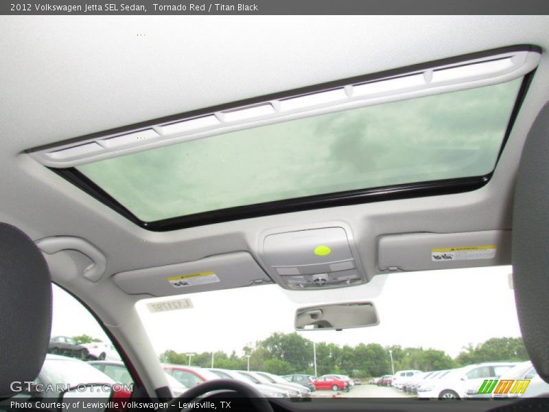 Tornado Red / Titan Black 2012 Volkswagen Jetta SEL Sedan