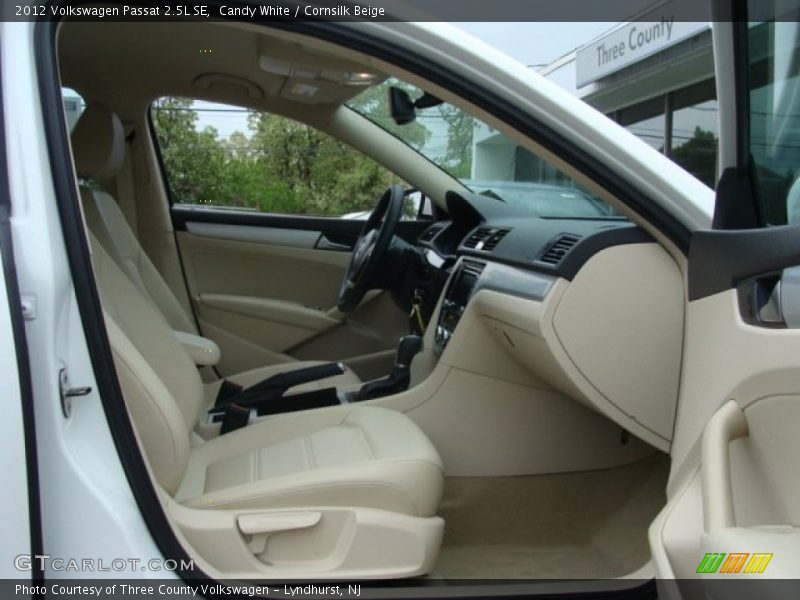 Candy White / Cornsilk Beige 2012 Volkswagen Passat 2.5L SE