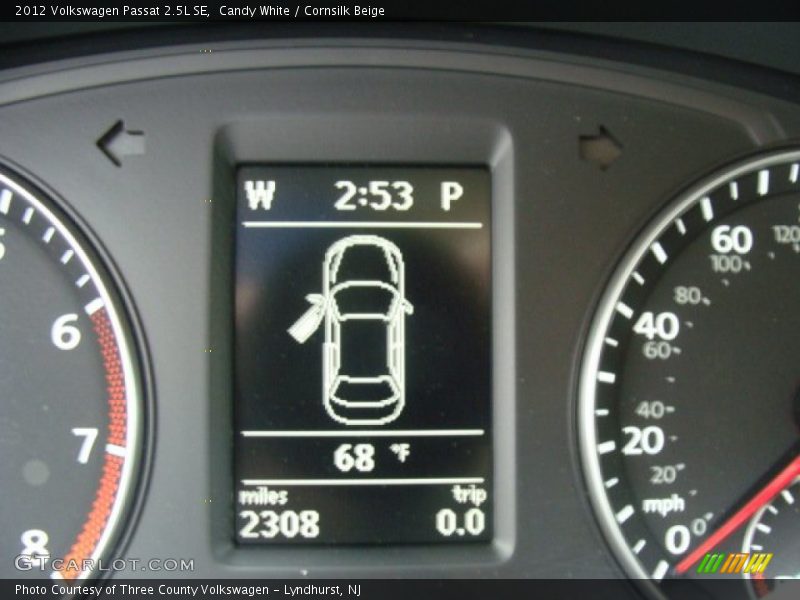 Candy White / Cornsilk Beige 2012 Volkswagen Passat 2.5L SE
