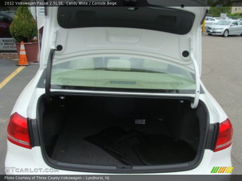 Candy White / Cornsilk Beige 2012 Volkswagen Passat 2.5L SE