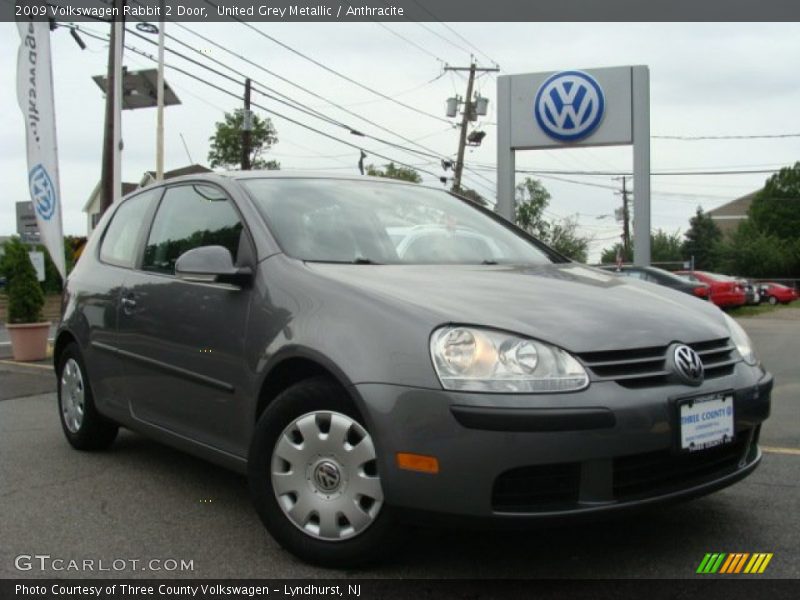 United Grey Metallic / Anthracite 2009 Volkswagen Rabbit 2 Door