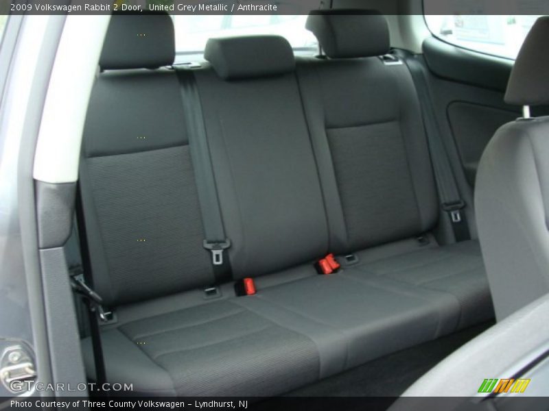 Rear Seat of 2009 Rabbit 2 Door