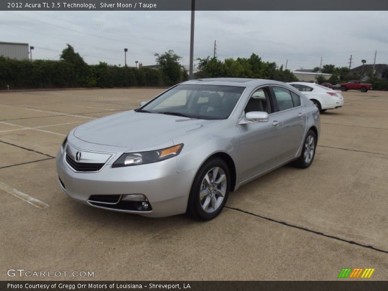 Silver Moon / Taupe 2012 Acura TL 3.5 Technology
