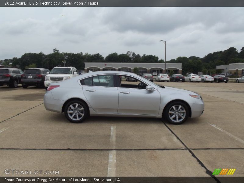 Silver Moon / Taupe 2012 Acura TL 3.5 Technology