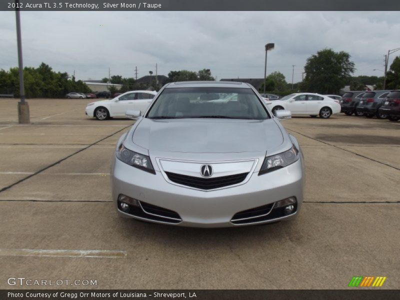 Silver Moon / Taupe 2012 Acura TL 3.5 Technology