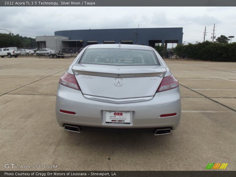 Silver Moon / Taupe 2012 Acura TL 3.5 Technology