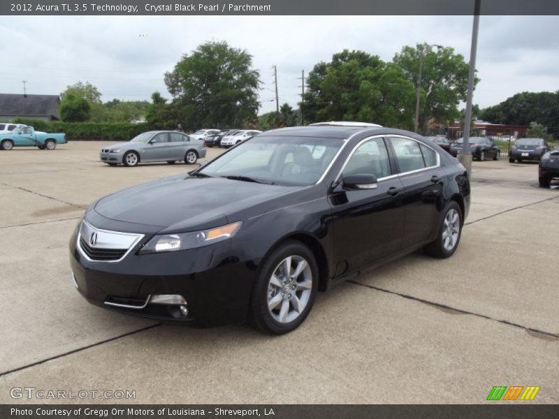 Crystal Black Pearl / Parchment 2012 Acura TL 3.5 Technology