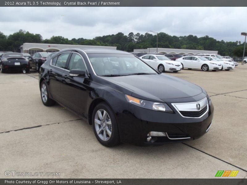 Crystal Black Pearl / Parchment 2012 Acura TL 3.5 Technology