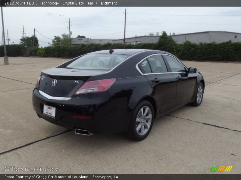 Crystal Black Pearl / Parchment 2012 Acura TL 3.5 Technology