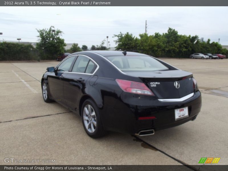 Crystal Black Pearl / Parchment 2012 Acura TL 3.5 Technology