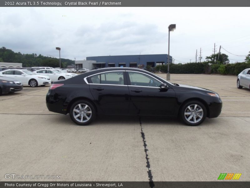 Crystal Black Pearl / Parchment 2012 Acura TL 3.5 Technology