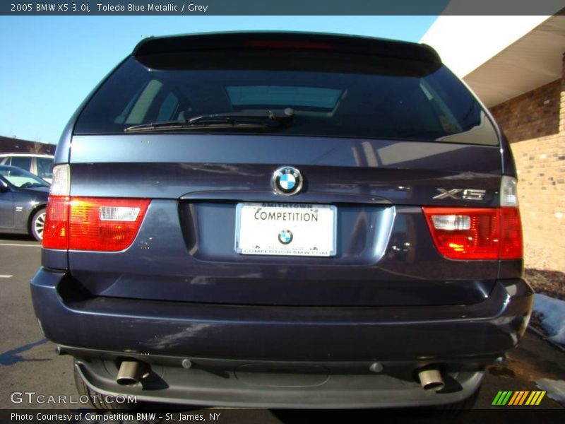 Toledo Blue Metallic / Grey 2005 BMW X5 3.0i