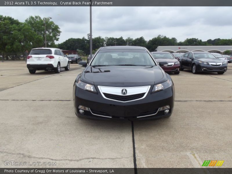 Crystal Black Pearl / Parchment 2012 Acura TL 3.5 Technology