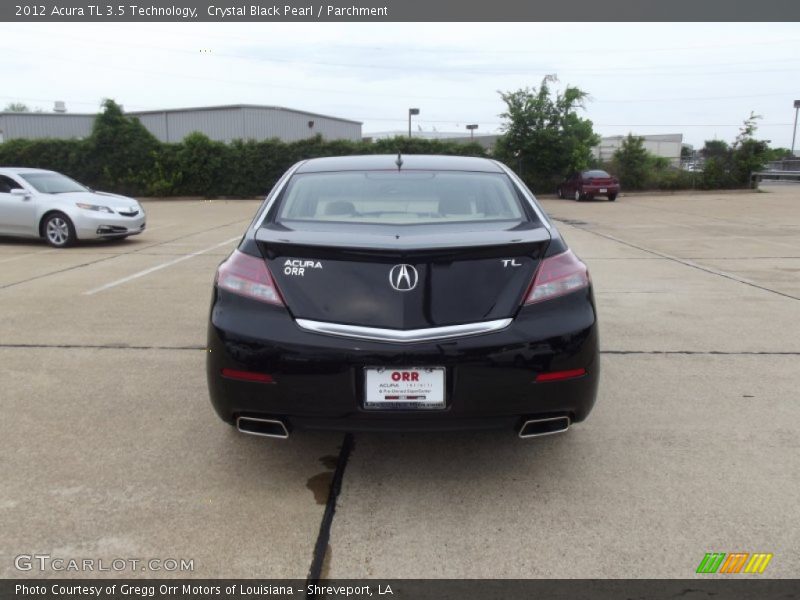 Crystal Black Pearl / Parchment 2012 Acura TL 3.5 Technology