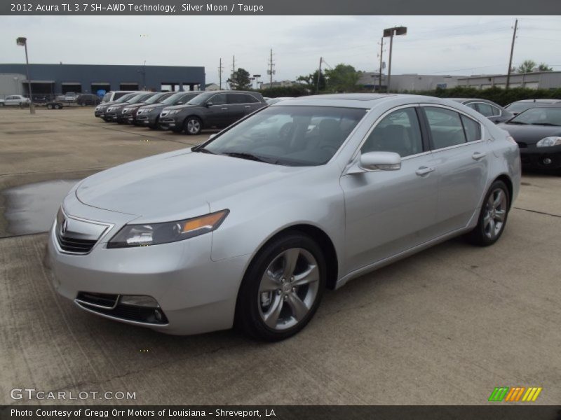 Silver Moon / Taupe 2012 Acura TL 3.7 SH-AWD Technology