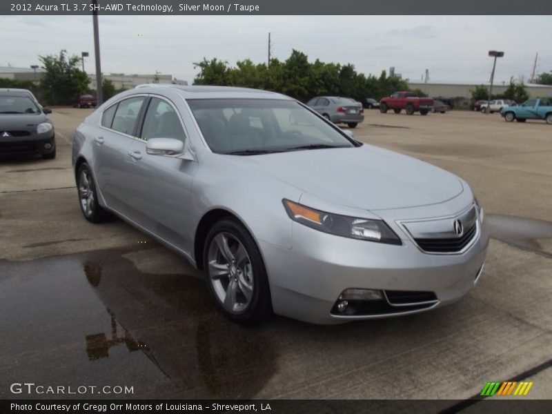 Silver Moon / Taupe 2012 Acura TL 3.7 SH-AWD Technology