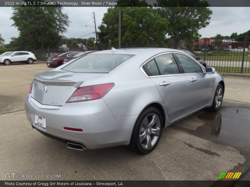 Silver Moon / Taupe 2012 Acura TL 3.7 SH-AWD Technology