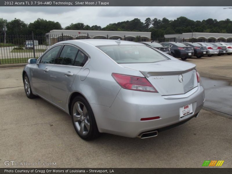 Silver Moon / Taupe 2012 Acura TL 3.7 SH-AWD Technology