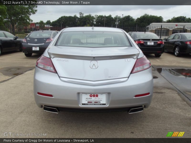 Silver Moon / Taupe 2012 Acura TL 3.7 SH-AWD Technology