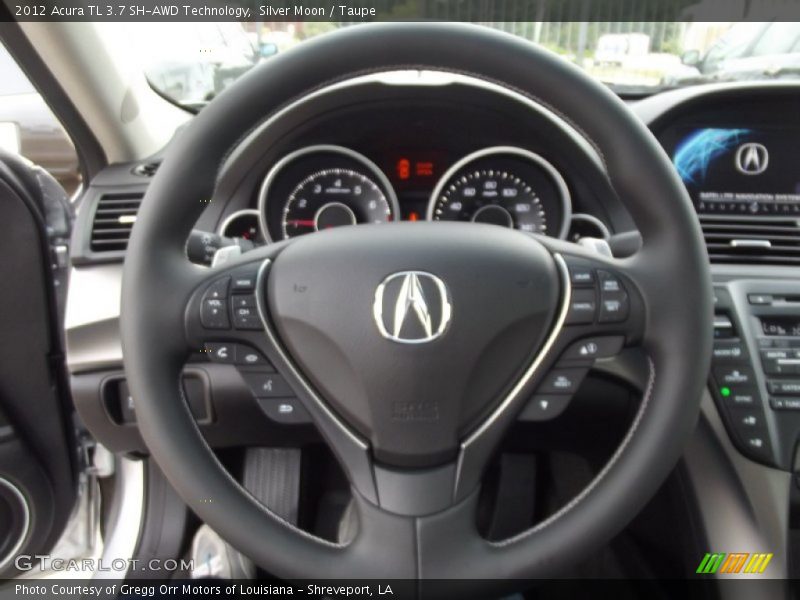 Silver Moon / Taupe 2012 Acura TL 3.7 SH-AWD Technology