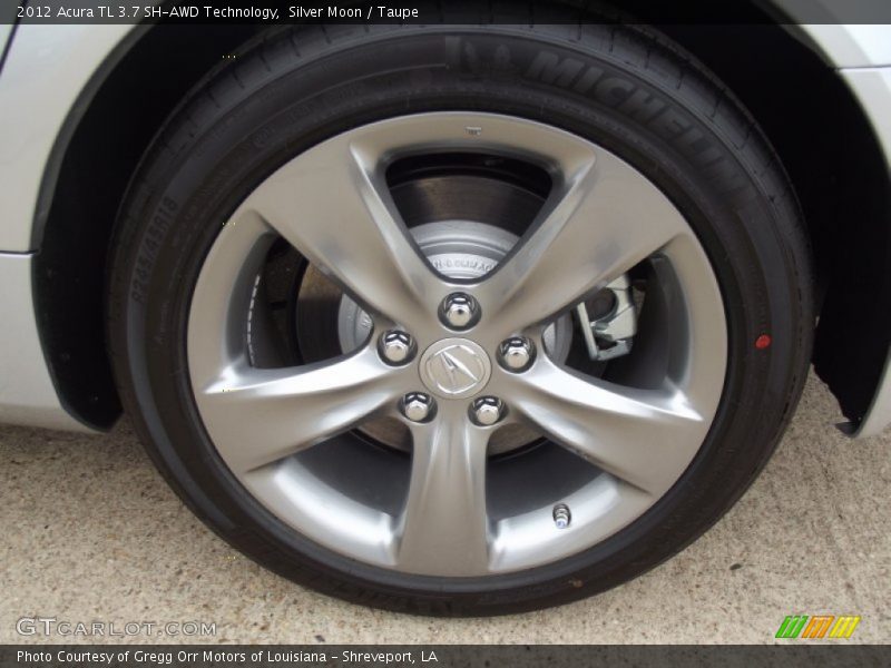 Silver Moon / Taupe 2012 Acura TL 3.7 SH-AWD Technology