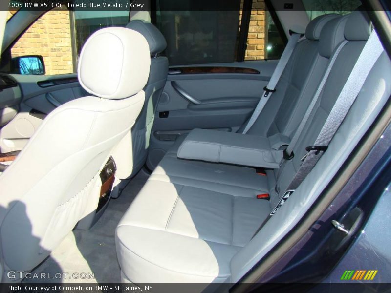 Toledo Blue Metallic / Grey 2005 BMW X5 3.0i