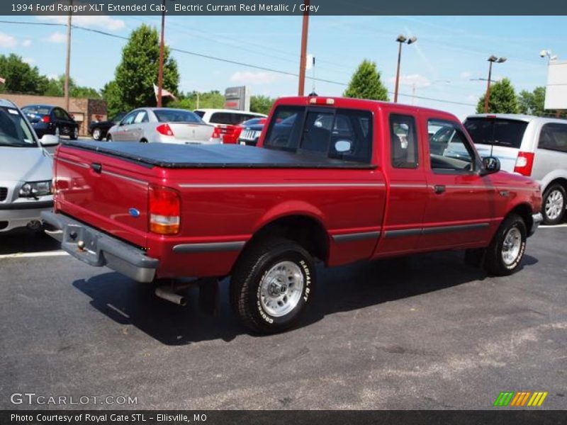 Electric Currant Red Metallic / Grey 1994 Ford Ranger XLT Extended Cab