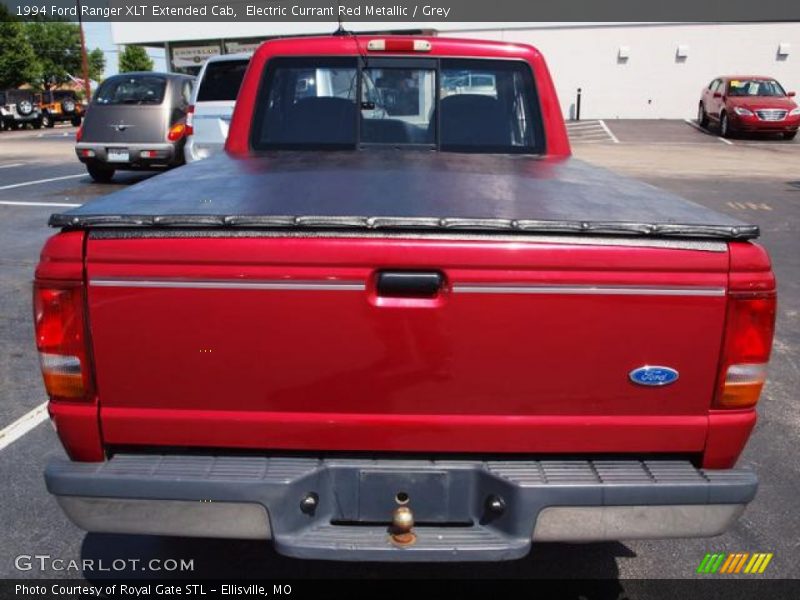 Electric Currant Red Metallic / Grey 1994 Ford Ranger XLT Extended Cab