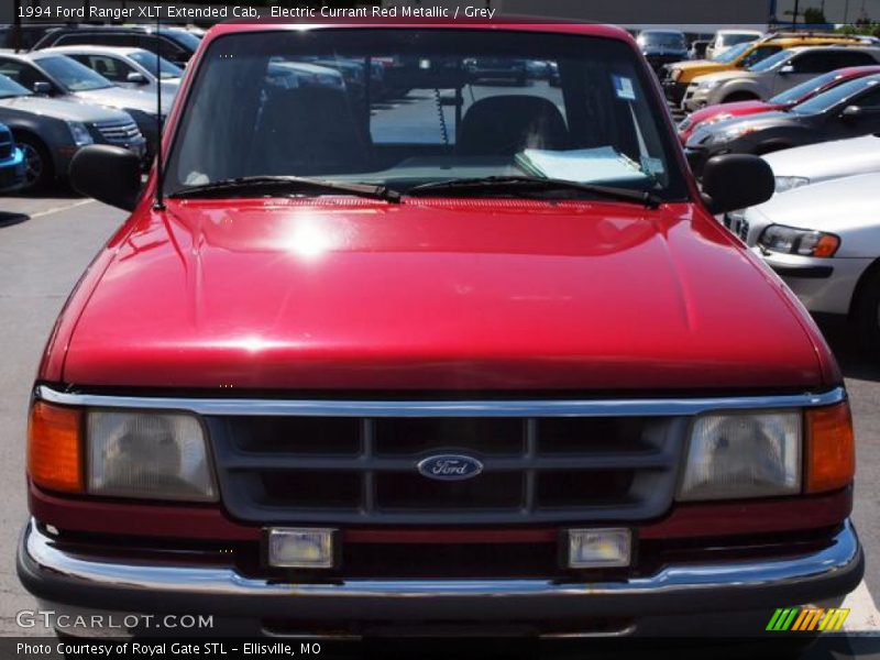 Electric Currant Red Metallic / Grey 1994 Ford Ranger XLT Extended Cab