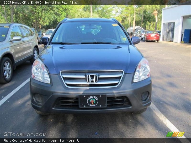 Eternal Blue Pearl / Black 2005 Honda CR-V EX 4WD