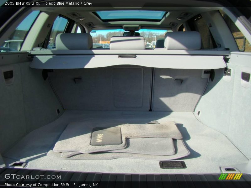 Toledo Blue Metallic / Grey 2005 BMW X5 3.0i