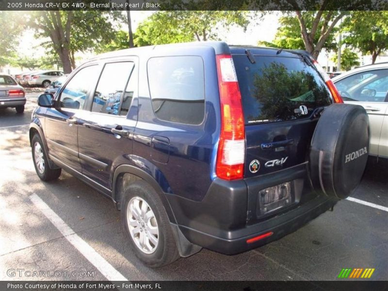 Eternal Blue Pearl / Black 2005 Honda CR-V EX 4WD