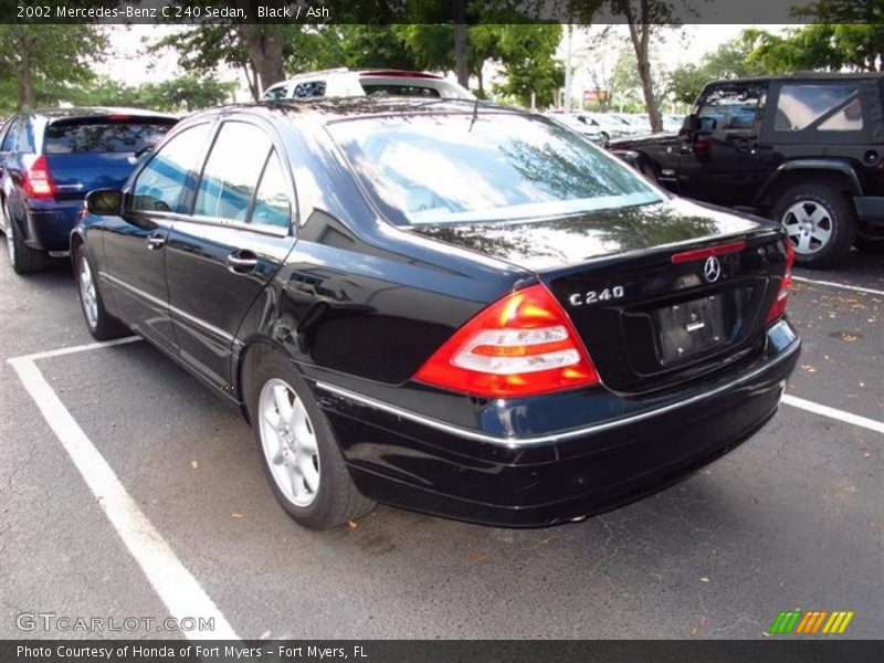 Black / Ash 2002 Mercedes-Benz C 240 Sedan