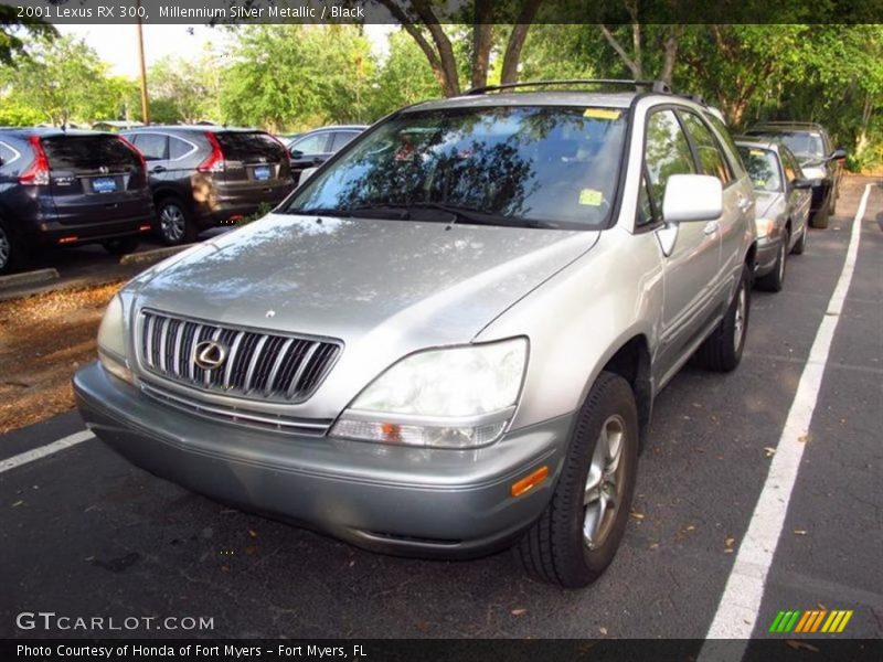 Millennium Silver Metallic / Black 2001 Lexus RX 300