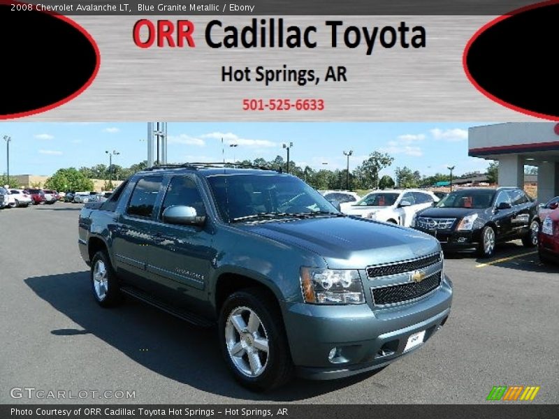 Blue Granite Metallic / Ebony 2008 Chevrolet Avalanche LT