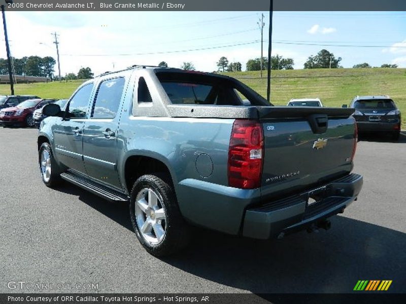 Blue Granite Metallic / Ebony 2008 Chevrolet Avalanche LT