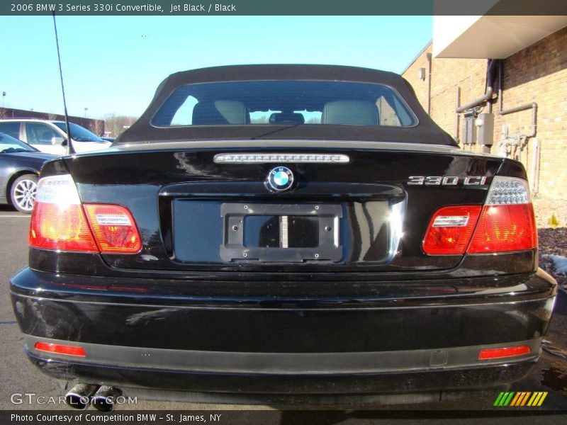 Jet Black / Black 2006 BMW 3 Series 330i Convertible